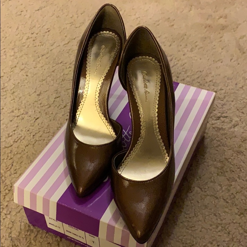 Brown Shiny Shoes - image 2